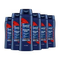 Sabonete corporal e facial Suave Men Energizing Sport 530 ml, pacote com 6 Sabonete corporal e facial Suave Men Energizing Sport 530 ml, pacote com 6