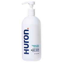 Sabonete corporal Huron, hidratante masculino, 946 ml, aroma cítrico crocante