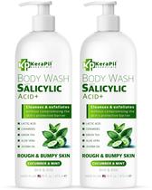 Sabonete corporal KERAPIL Esfoliante com ácido salicílico 480 mL x 2
