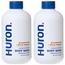 Sabonete corporal masculino Huron Clean & Woody Scent, sândalo, 360 ml x 2 Sabonete corporal masculino Huron Clean & Woody Scent, sândalo, 360 ml x 2