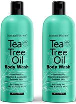 Sabonete corporal Natural Riches Óleo de melaleuca 480 ml (2x240 ml)