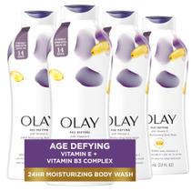 Sabonete Corporal Olay Age Defying - Hidratante 24h com Vitamina E (660ml)