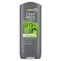Sabonete corporal + sabonete facial Dove Men + Care Extra Fresh 400 ml