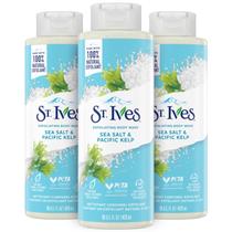 Sabonete corporal St. Ives Sea Salt & Pacific Kelp Scrub 480 ml (x3) Sabonete corporal St. Ives Sea Salt & Pacific Kelp Scrub 480 ml (x3)