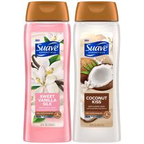 Sabonete corporal Suave Sweet Vanilla Silk + Coconut Kiss 530 ml, pacote com 2 unidades Sabonete corporal Suave Sweet Vanilla Silk + Coconut Kiss 530 ml, pacote com 2 unidades