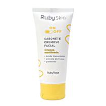 Sabonete Cremoso Facial Limpeza Equilibrada Ruby Skin On Off 100ml HB-327 Ruby Rose - RUBY ROSE