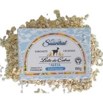 Sabonete Cremoso Leite de Cabra e Aveia 100g Suavitrat Sabonete Cremoso Leite de Cabra e Aveia 100g Suavitrat
