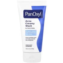 Sabonete cremoso para acne PanOxyl 4% de peróxido de benzoíla 170 g (pacote com 3)