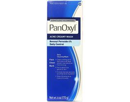 Sabonete cremoso para acne PanOxyl 4% de peróxido de benzoíla 180 ml (pacote com 8) Sabonete cremoso para acne PanOxyl 4% de peróxido de benzoíla 180 ml (pacote com 8)