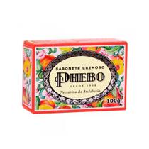 Sabonete Cremoso Phebo Mediterraneo Nectarina Da Andaluzia, Barra, 100G