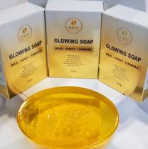 Sabonete, cúrcuma, mel, extrato de leite, clareador de pele 250g