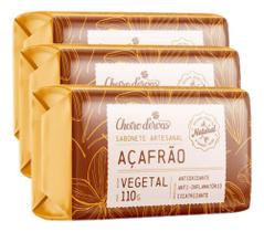 Sabonete de Açafrão 3 X 110g Cheiro D'ervas - CHEIRO DE ERVAS