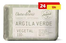 Sabonete De Argila 110g X 24 - Cheiro D'ervas - CHEIRO DE ERVAS