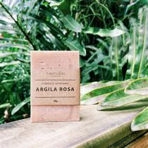 Sabonete de Argila Rosa para Peles Sensíveis e Delicadas