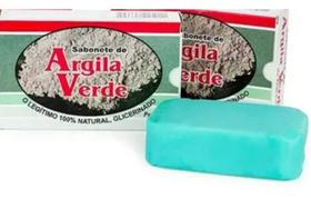 Sabonete de argila verde 90g - Genial cosméticos Sabonete de argila verde 90g - Genial cosméticos