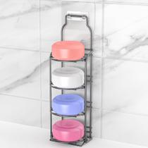 Sabonete de banho Shampoo Bar Holder galasily 4-Tier Black Sabonete de banho Shampoo Bar Holder galasily 4-Tier Black