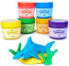 Sabonete de banho Toy Tub Works Bath Dough Moldable Kids, pacote com 6
