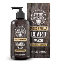 Sabonete de barba Viking Revolution com especiarias de baunilha 500 ml com óleo de argão Sabonete de barba Viking Revolution com especiarias de baunilha 500 ml com óleo de argão