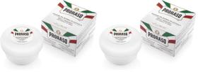 Sabonete de Barbear Proraso Aveia e Chá Verde 150 ml - 2 Unidades Sabonete de Barbear Proraso Aveia e Chá Verde 150 ml - 2 Unidades