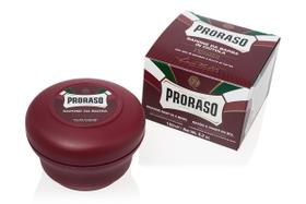 Sabonete de barbear Proraso Hidratante Nutritivo 150mL em tigela Sabonete de barbear Proraso Hidratante Nutritivo 150mL em tigela