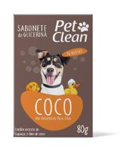 Sabonete De Coco Pet Clean 80g Para Cães E Gatos - PetClean