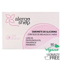 Sabonete de Glicerina com Melaleuca e Aveia Uso Diário - Alergoshop