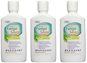 Sabonete de limpeza Pedifix Tea Tree Ultimates FungaSoap 180 ml (pacote com 3) Sabonete de limpeza Pedifix Tea Tree Ultimates FungaSoap 180 ml (pacote com 3)