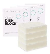 Sabonete de louça No Tox Life Vegan Dish Block 180 ml, pacote com 4 Sabonete de louça No Tox Life Vegan Dish Block 180 ml, pacote com 4