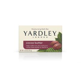 Sabonete de manteiga de cacau hidratante Yardley 120g (pacote com 6)