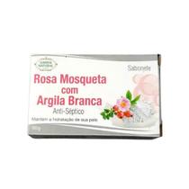Sabonete De Rosa Mosqueta C/Argila Branca 90 Grs - Seis Unidades - Lianda