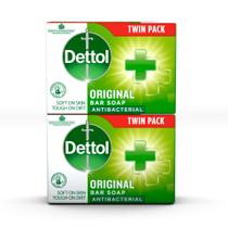 Sabonete Dettol Antibacteriano Original - Pacote Duplo de 100g Sabonete Dettol Antibacteriano Original - Pacote Duplo de 100g