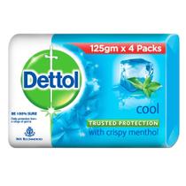 Sabonete Dettol Cool, 125g (Pacote com 4) Sabonete Dettol Cool, 125g (Pacote com 4)