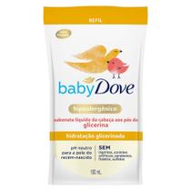Sabonete Dove Baby Liquido 180ml Hidratacao Glicerinada Refil