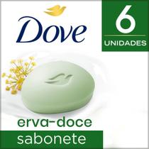 Sabonete Dove Erva Doce e Camomila 6 Unidades 90g