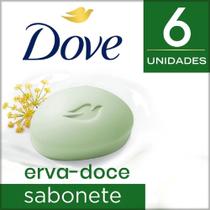 Sabonete Dove Erva Doce e Camomila 6 Unidades 90g