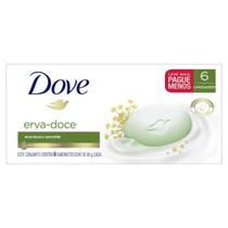 Sabonete Dove Erva Doce e Camomila 6 Unidades 90g