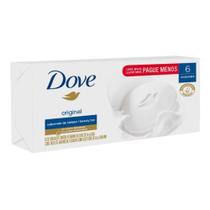 Sabonete Dove original barra, 6 unidades com 90g cada