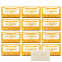 Sabonete Dr. Bronner's Magic Bar Citrus 12 Unidades 140g