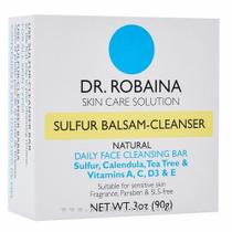 Sabonete Dr. Robaina Sulfur para alívio da acne e eczema, antioxidante