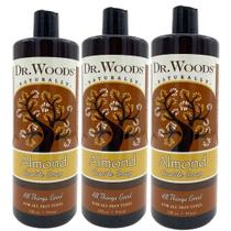 Sabonete Dr. Woods Pure Almond Castile 946 ml (pacote de 3)