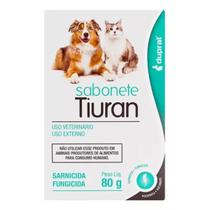 Sabonete Duprat Tiuran para Cães e Gatos 80g