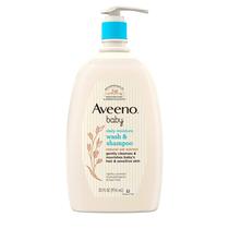 Sabonete e Shampoo Aveeno Daily Moisture para Bebês - 975ml
