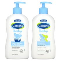 Sabonete e shampoo para bebês + Loção corporal Cetaphil Healthy Skin
