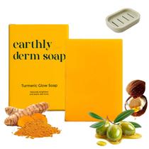 Sabonete Earthly Derm Turmeric Glow Artesanal 100 g