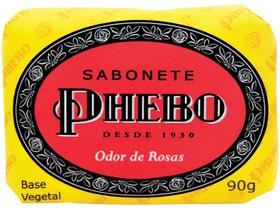 Sabonete em Barra 90g Odor de Rosas Base Vegetal Phebo