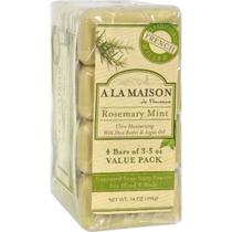Sabonete em barra A LA MAISON Rosemary Mint, pacote com 4 Sabonete em barra A LA MAISON Rosemary Mint, pacote com 4
