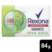 Sabonete em Barra Antibacterial Erva-doce 84g Rexona