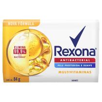 Sabonete Em Barra Antibacterial Multivitaminas 84g Rexona - Unilever