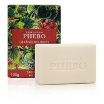 Sabonete Em Barra Cremoso Gerânio Bourbon Phebo 100g Sabonete Em Barra Cremoso Gerânio Bourbon Phebo 100g