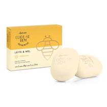 Sabonete em Barra Cuide-se Bem LEITE e MEL 2 unid 80g cada - Oboticario - O Boticário Sabonete em Barra Cuide-se Bem LEITE e MEL 2 unid 80g cada - Oboticario - O Boticário